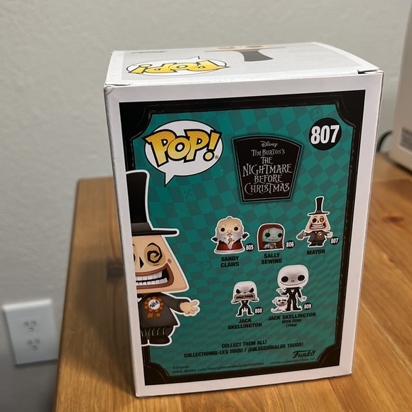 Mayor Funko Pop 807 Disney Nightmare Before Christmas - Picture 3 of 4